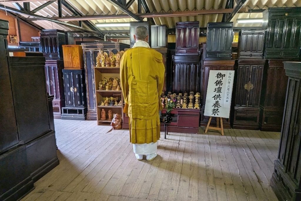 2026年春に行われたお仏壇供養祭の様子